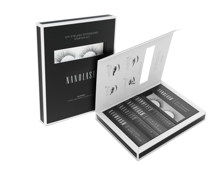 wimpern extensions selber machen set nanolash